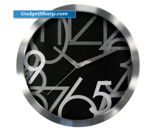 Geneva 12-Inch Metal Wall Clock