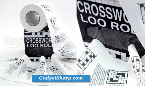 Crossword Puzzle Toilet Roll