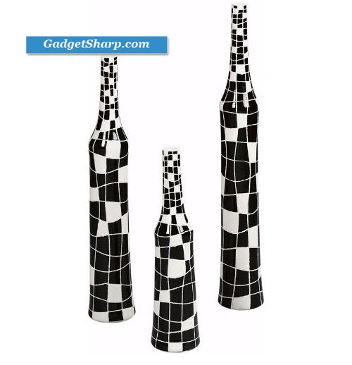 Crossword 3 piece Vase Set