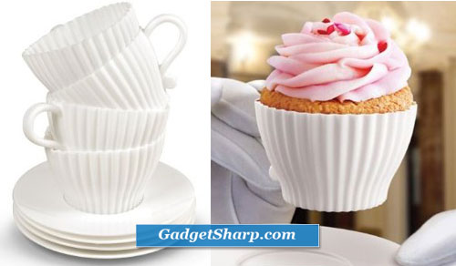 Fred & Friends Teacup Cakes Cupcake Mold