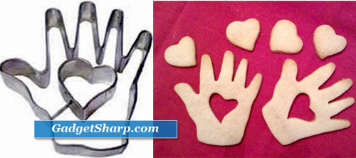 R & M Heart in Hand Cookie Cutter