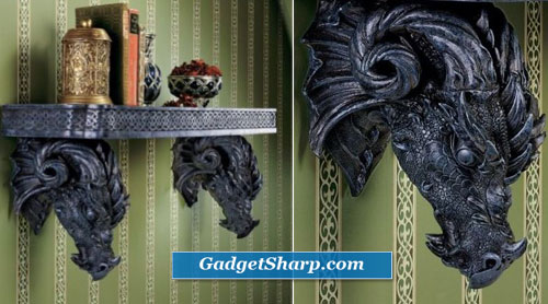 The Wolfram Dragons Sculptural Wall Shelf