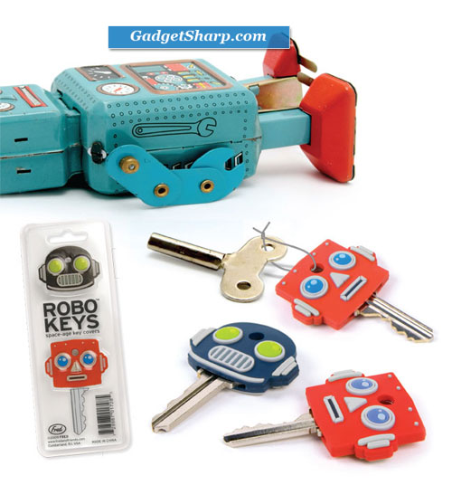 ROBO keys ROBOT car house KEY COVERS caps identifiers