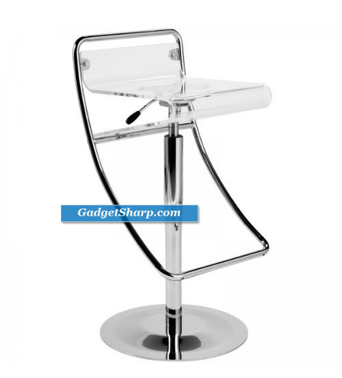 ItalModern Angelo Low Back Adjustable Height Swivel Stool