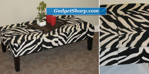 4D Concepts Joanie Zebra Coffee Table