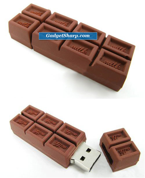 Chocolate 4GB USB 2.0 Flash Drive