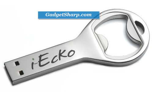 i-Ecko 2GB Bottle Cap Opener + USB Combo Flash Drive