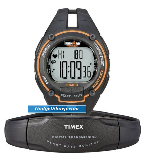 Timex Ironman Men's Road Trainer Heart Rate Monitor Watch