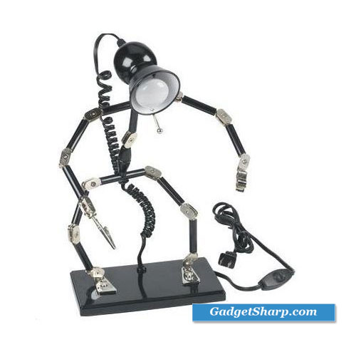 Holmes Black Robot Desk Lamp