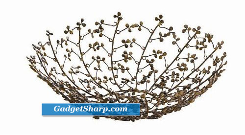 Tag Winter Bouquet Wire Berry Bowl