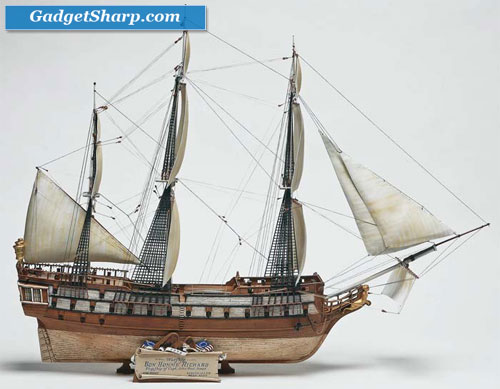 1/250 scale Blackbeard Pirate Ship