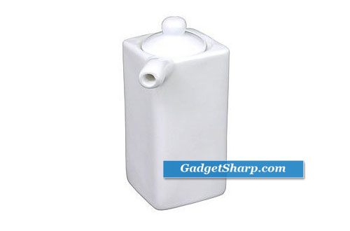 White Porcelain Sauce Dispenser