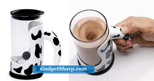 Moo Mixer Supreme: Battery-powered Chocolate Milk Mixer