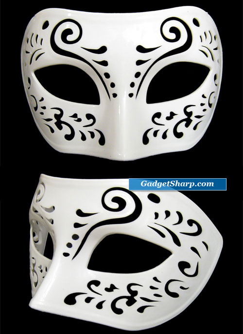 Dream Tale White Venetian Masquerade Mask