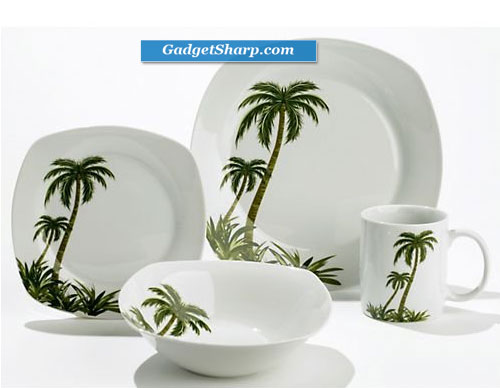 Palm Tree Dinnerware