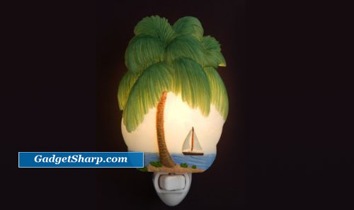 Palm Tree Tropical Isle Night Light