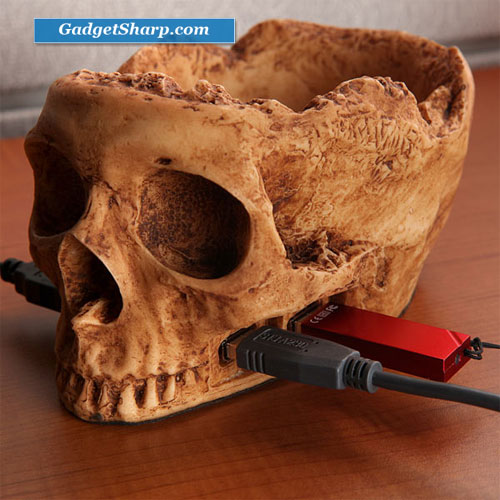 Skull USB Device 4 High-Speed Hub Desk Supplies