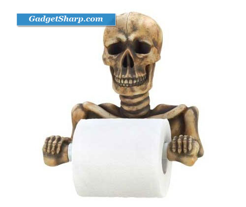 Spooky Skull Toilet Paper Holder