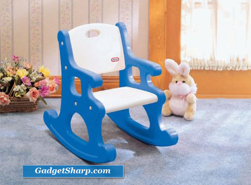 plastic kids rocking chair