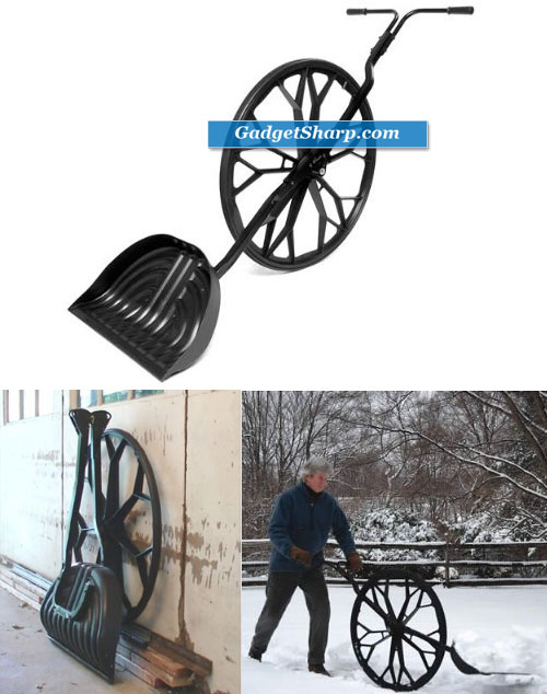 Snow shovel, snow thrower, snow pusher, ice scraper