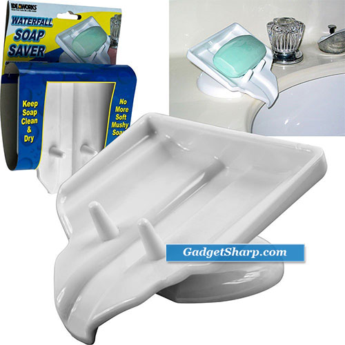 4 Pack Easy Cleaning Soap Saver MCIGICM Soap Dish Bar Soap Holder Shower 2 Layer Dry Anti-Slip Design Soap Dish