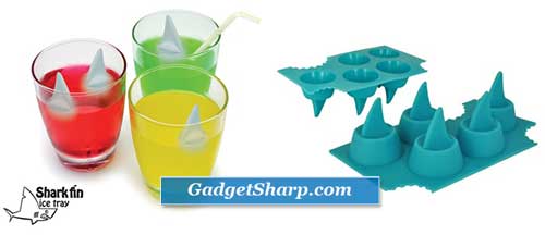 You Can Get An Ice Tray That Creates Shark Fin-Shaped Ice Cubes